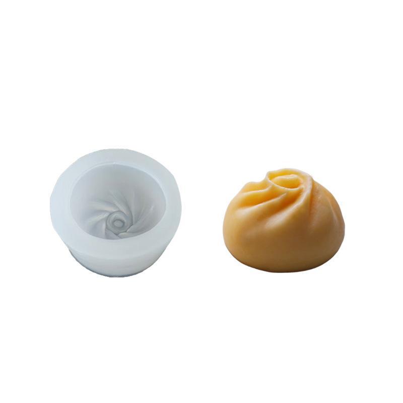 Soap Making Easy - 3D 귀여운 만두 바오즈 실리콘 몰드,