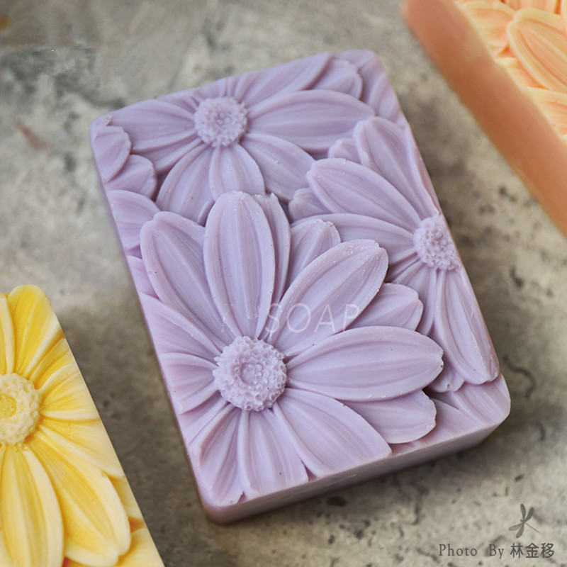 Soap Making Things - 최신!! !3d 우아한 해바라기 비누 금형