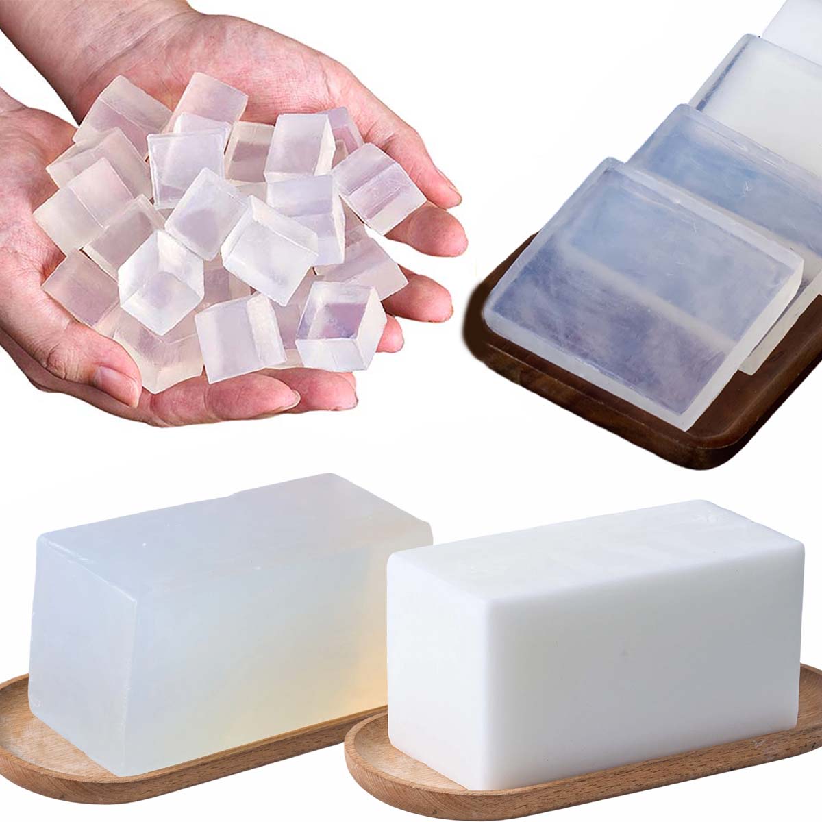 Soap Making Glycerin - 1000g 글리세린 비누 베이스 DIY 수제