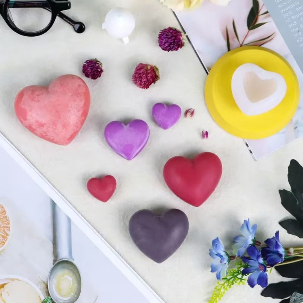 Soap Making Easy - 유연한 하트 모양 3D 하트 케이크