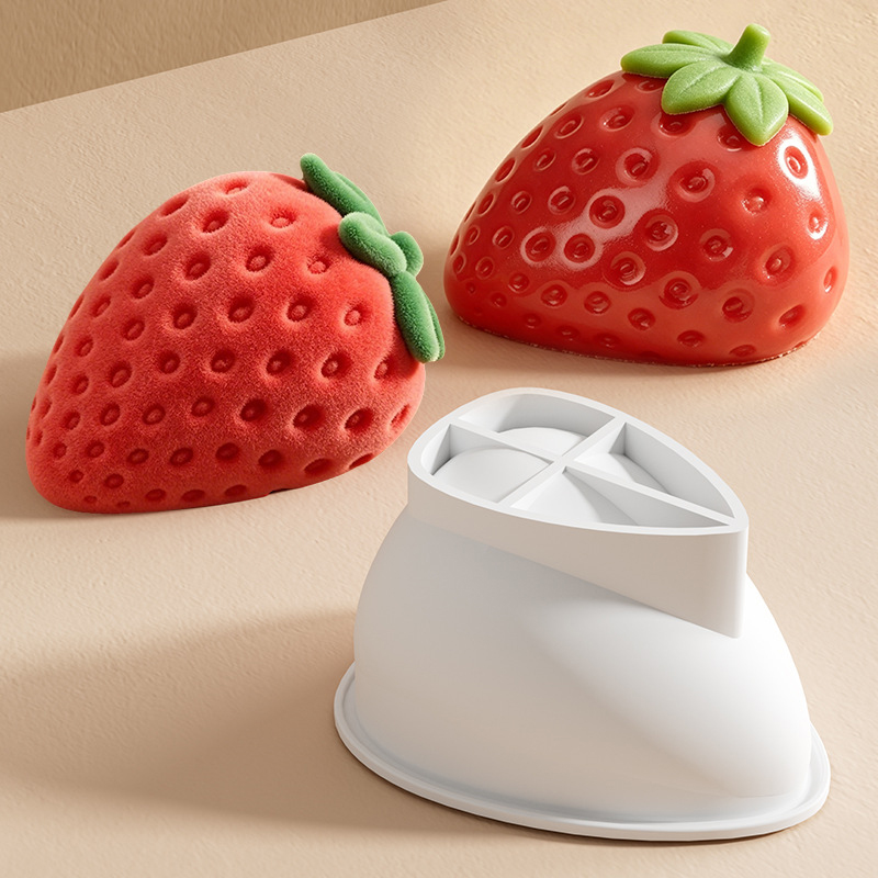 4인치 3D 딸기 실리콘 몰드, 간편 분리형 식품 등급 - Soap Making Easy 리뷰 및 가격