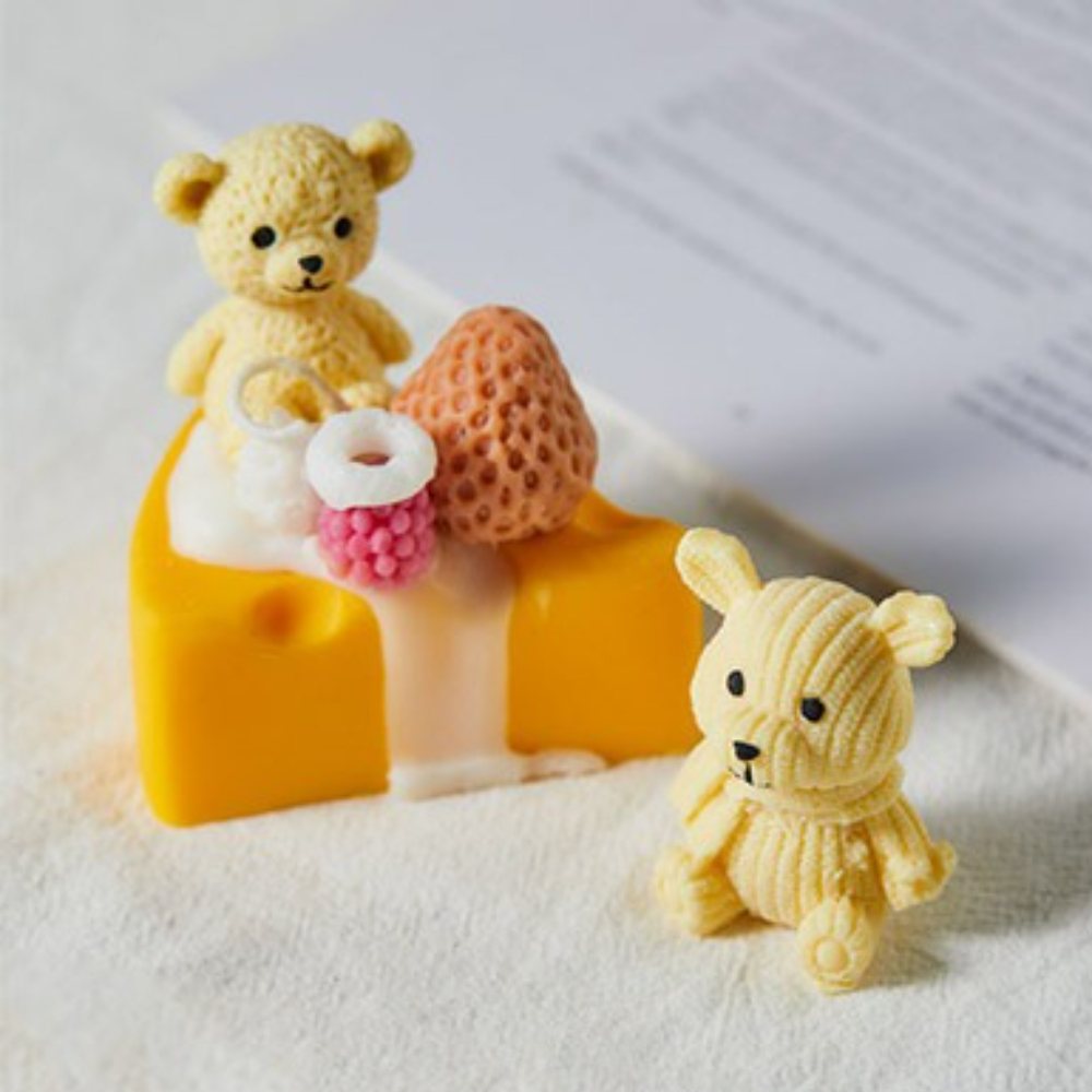 쉬운 Demold 테디 베어 실리콘 양초 금형 만화 구 - Soap Making Easy 리뷰 및 가격