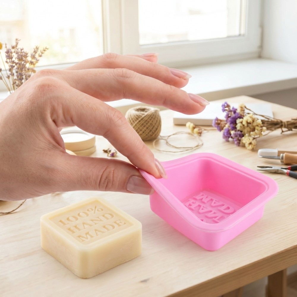 25개 재사용 가능 실리콘 비누 몰드 논스틱 유연 비누 - Soap Making Easy 리뷰 및 가격