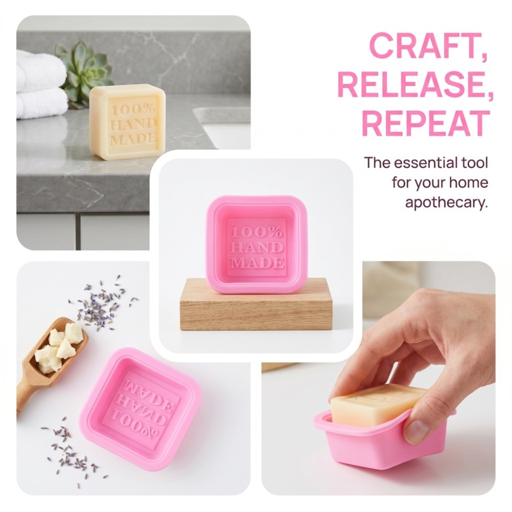 25개 재사용 가능 실리콘 비누 몰드 논스틱 유연 비누 - Soap Making Easy 리뷰 및 가격