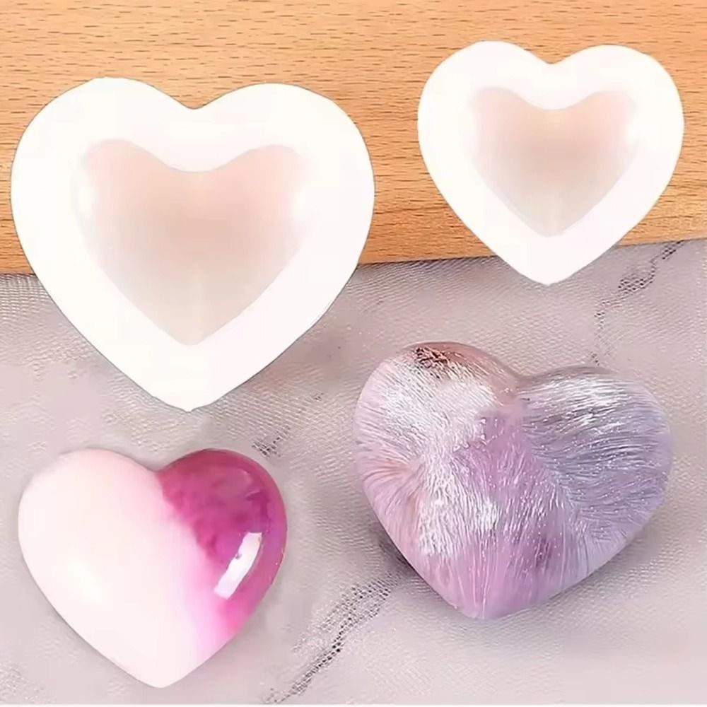 유연한 하트 모양 3D 하트 케이크 몰드 S/M/L 유 - Soap Making Easy 리뷰 및 가격