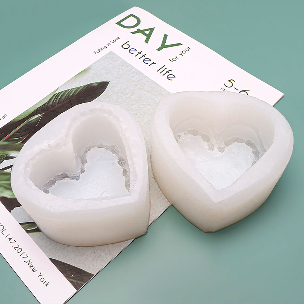 재미있는 심장 케이크 모양의 양초 실리콘 금형 DIY  - Soap Making Things 리뷰 및 가격