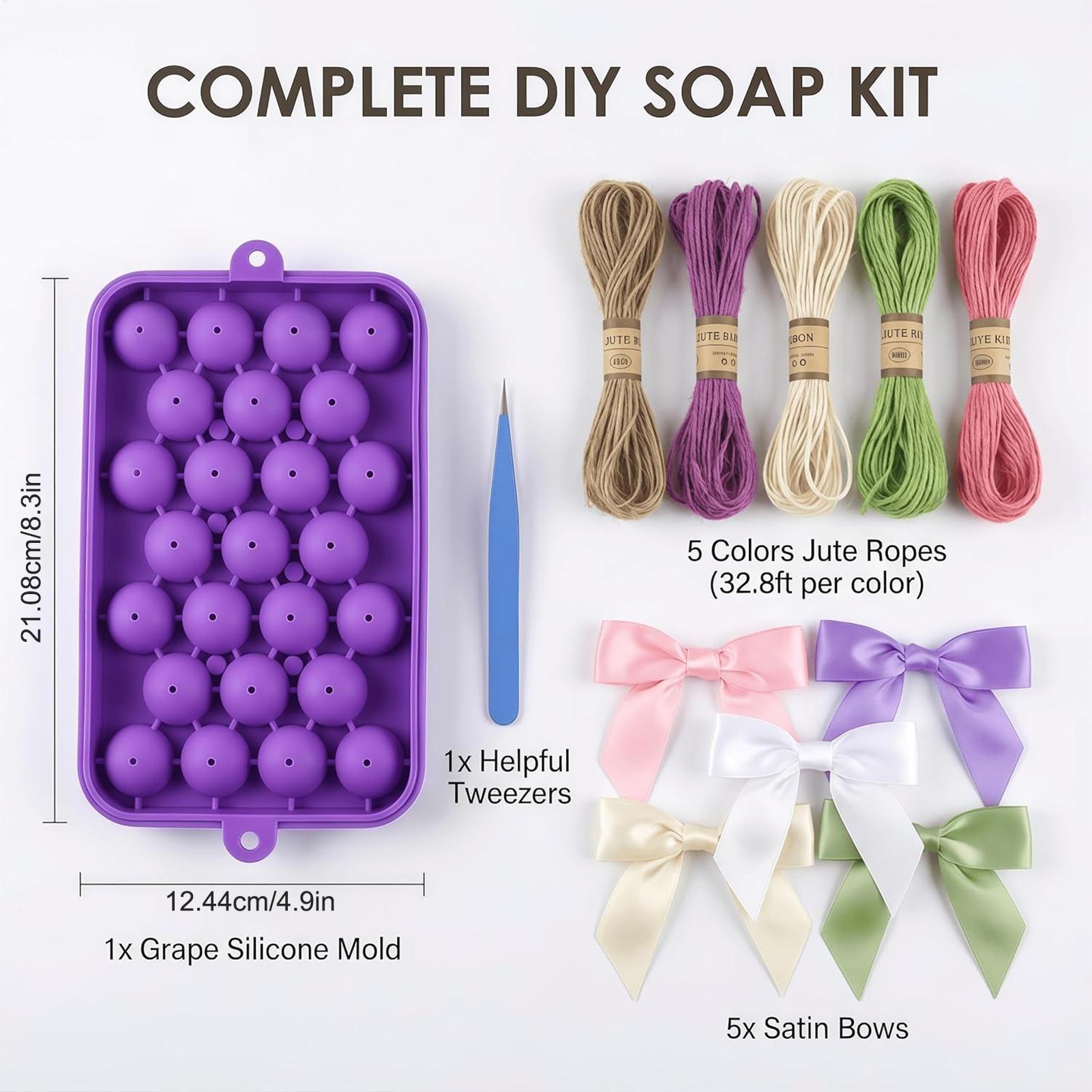 포도 비누 몰드 이지 릴리스 식품 등급 공예 몰드(황마 - Soap Making Easy 리뷰 및 가격