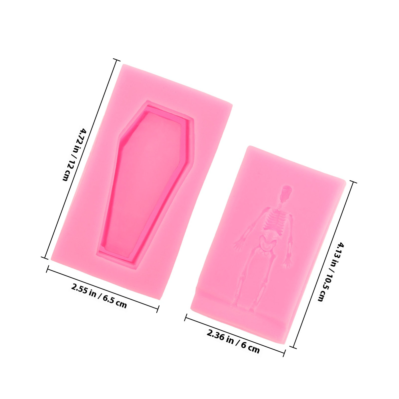 4개입 관 모양 십자가 실리콘 몰드 DIY 향초 할로윈 - Soap Making Easy 리뷰 및 가격