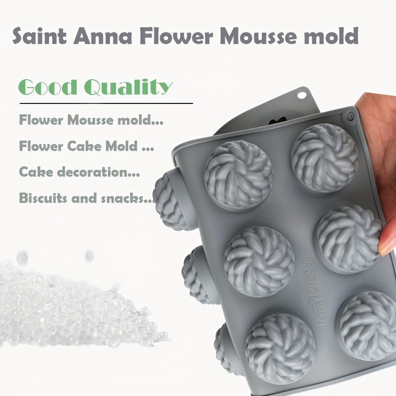 1 케이크 몰드 산타아나 플로럴 - 꽃 모양의 무스 몰 - Soap Making Easy 리뷰 및 가격