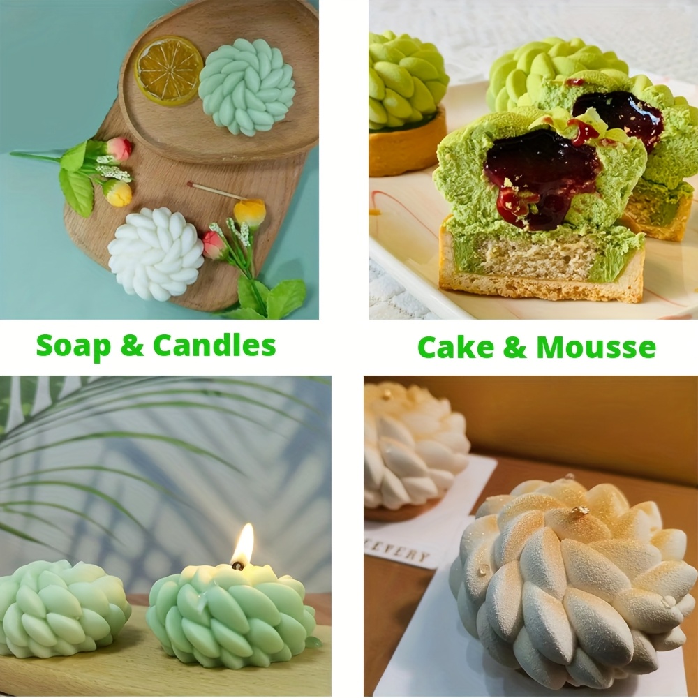 1 케이크 몰드 산타아나 플로럴 - 꽃 모양의 무스 몰 - Soap Making Easy 리뷰 및 가격