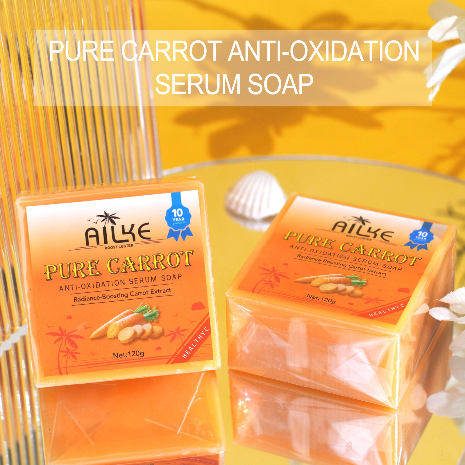 AILKE 순수 당근 항산화 세럼 비누, 미백, 깨끗한 - Soap Making Glycerin 리뷰 및 가격