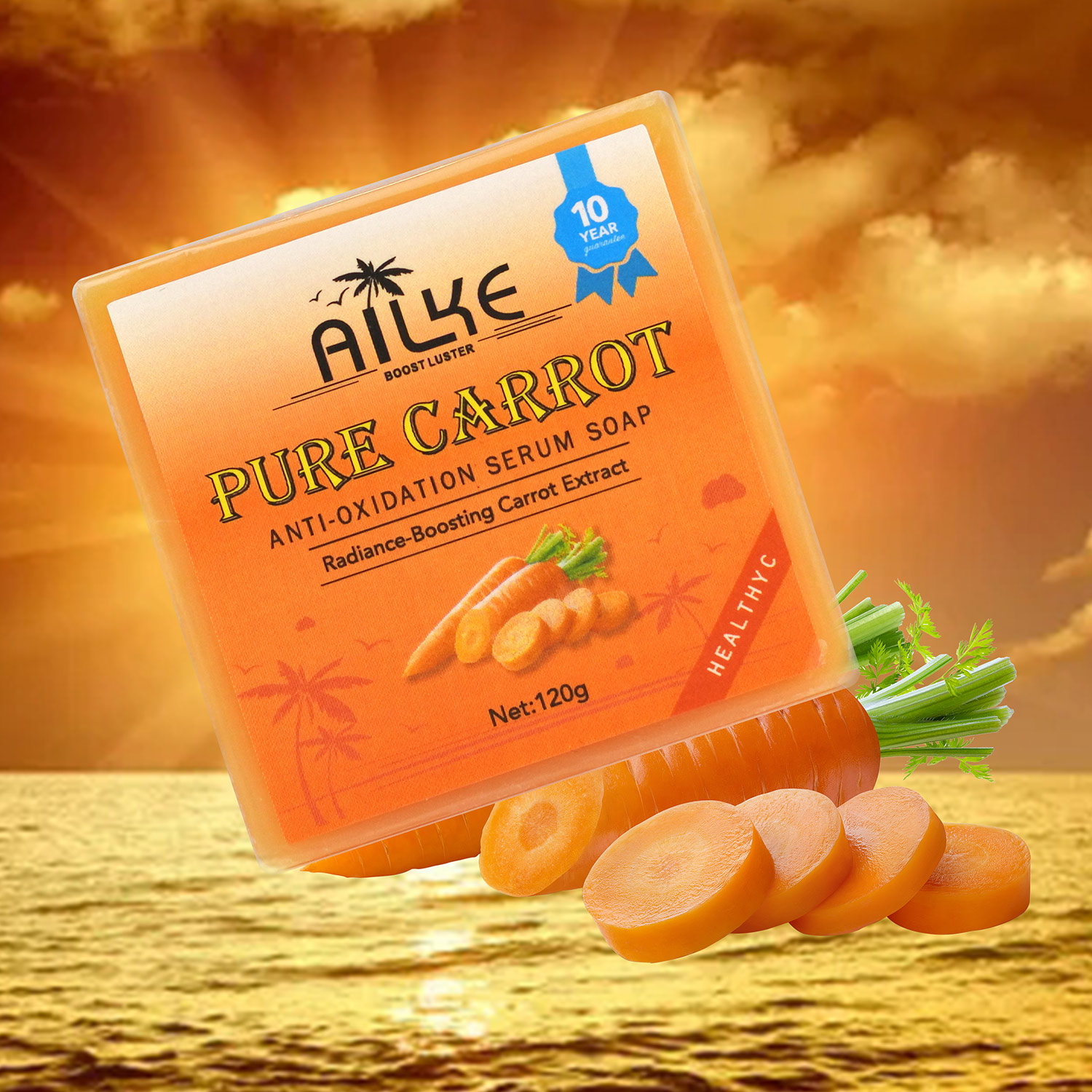 AILKE 순수 당근 항산화 세럼 비누, 미백, 깨끗한 - Soap Making Glycerin 리뷰 및 가격